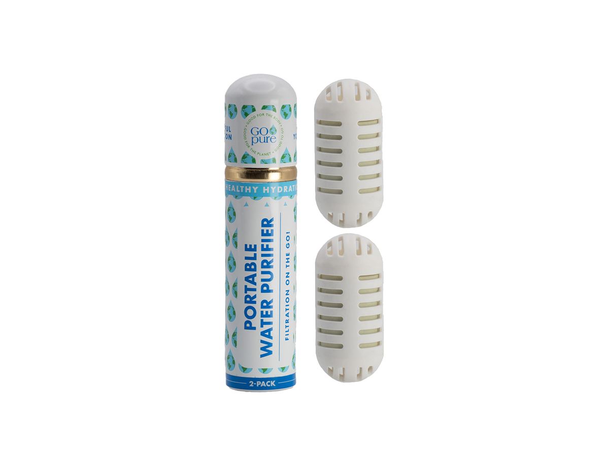 GOpure Pod Portable Water Purifier.