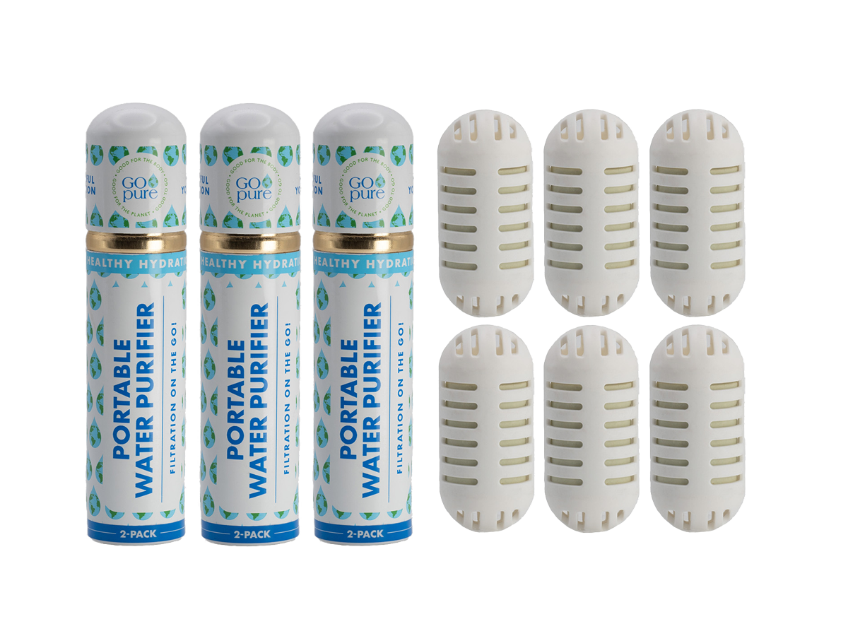 GOpure Pod Portable Water Purifier.