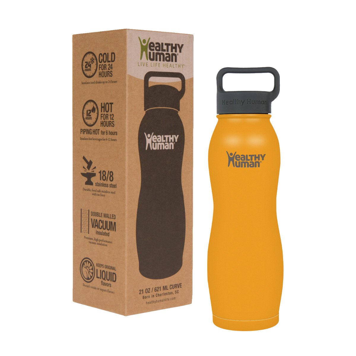 Curve Water Bottle Healthy Human v2