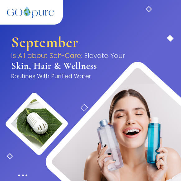 SEPTEMBER IS ALL ABOUT SELF-CARE: ELEVATE YOUR SKIN, HAIR AND WELLNESS ROUTLINES WITH PURIFIED WATER
