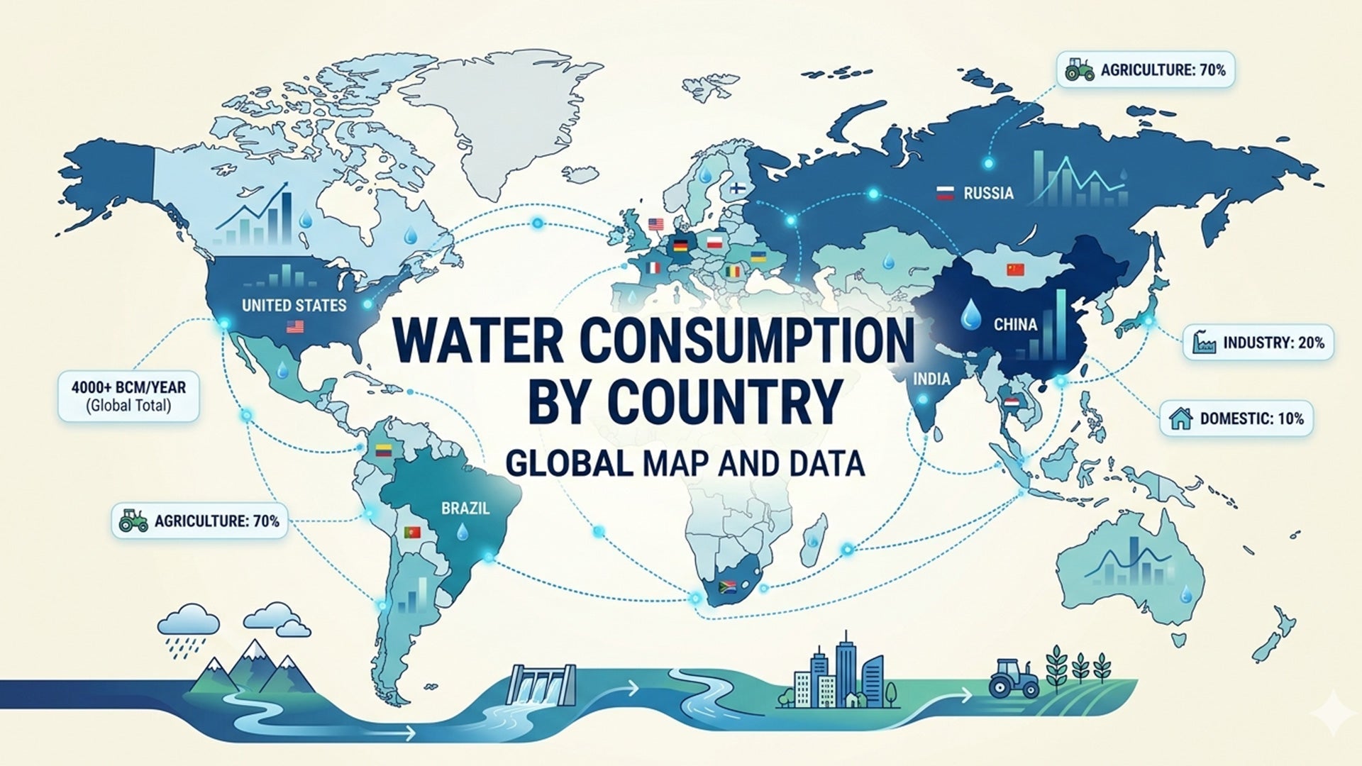 Water Consumption by Country: Global Rankings Explained