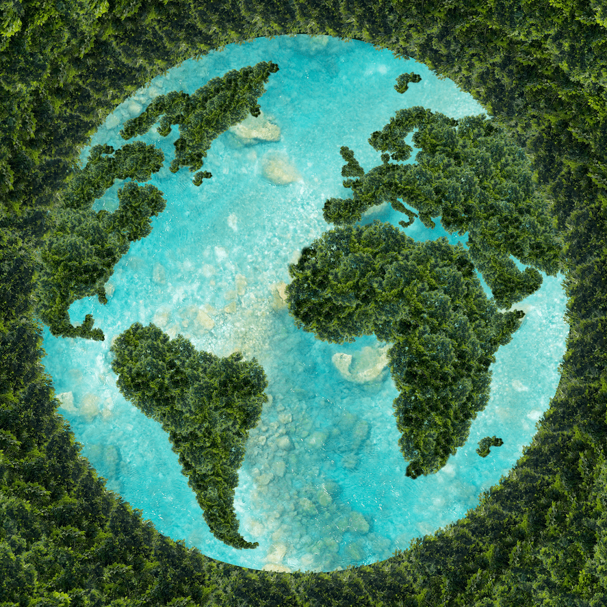 Water filter pod promoting reduction of single-use plastic bottle consumption