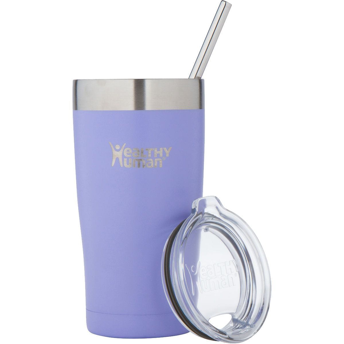 20oz Large Stainless Steel Tumbler & Straw - Healthy Human