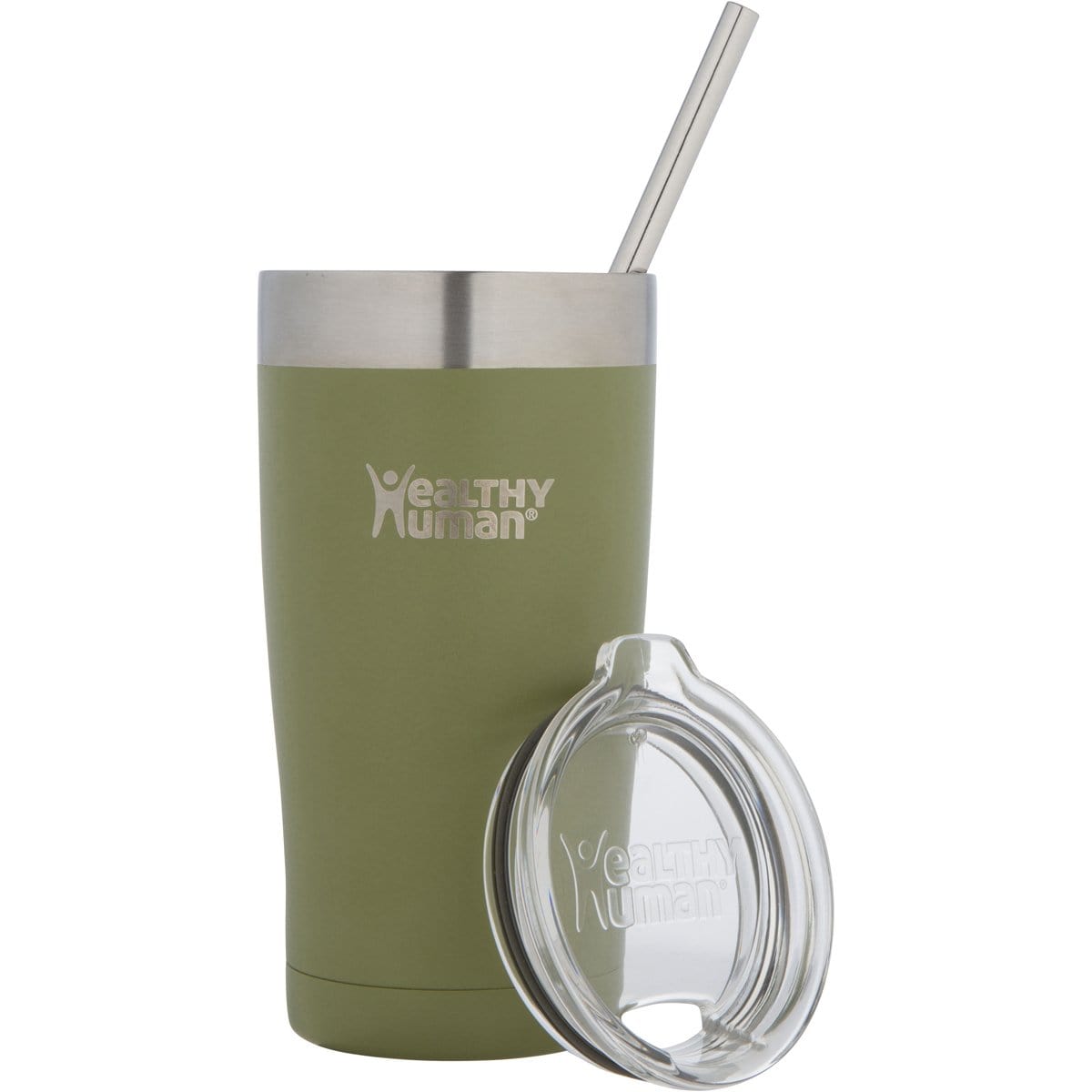 20oz Large Stainless Steel Tumbler & Straw