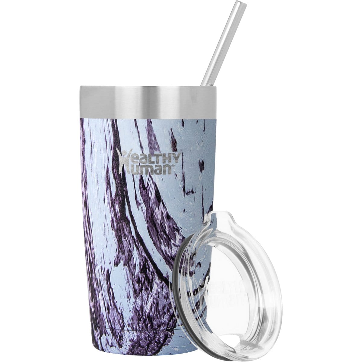 20oz Large Stainless Steel Tumbler & Straw