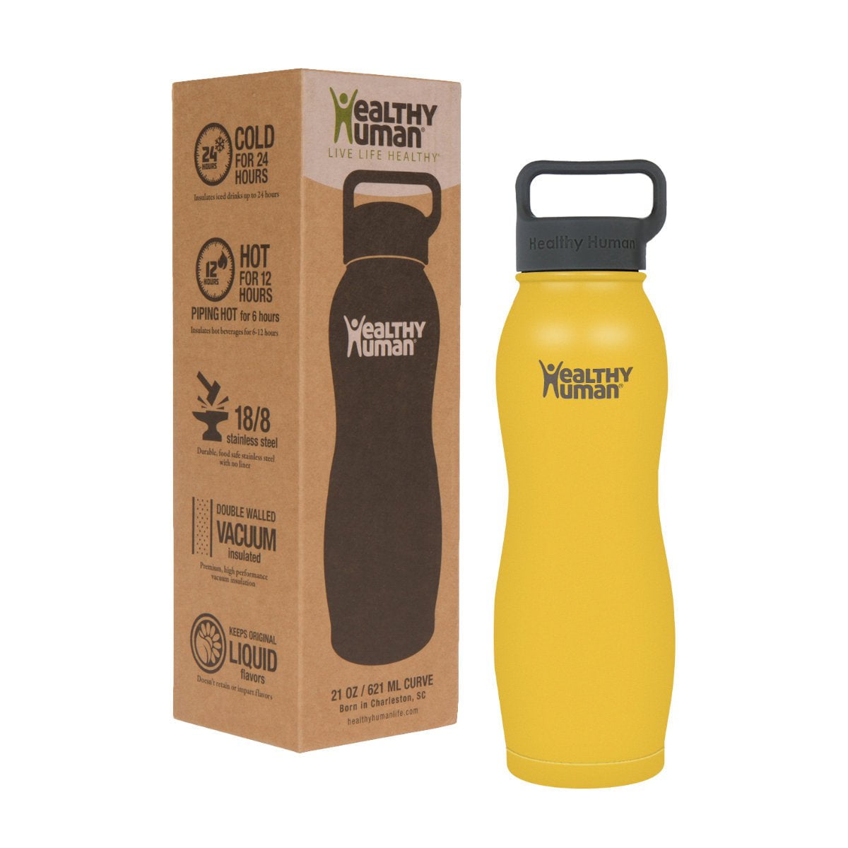 Curve Water Bottle Healthy Human v2